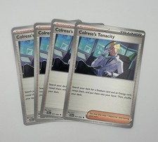 4x Pokemon TCG Colress's Tenacity 057/064 Shrouded Fable Playset NM x4