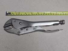 Vintage CRAFTSMAN Vise Grip 7" Straight Jaw Locking Pliers Made in USA