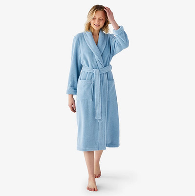 Company Cotton Women's Long Robe Soft Cotton Sleepwear and Lounge Robe