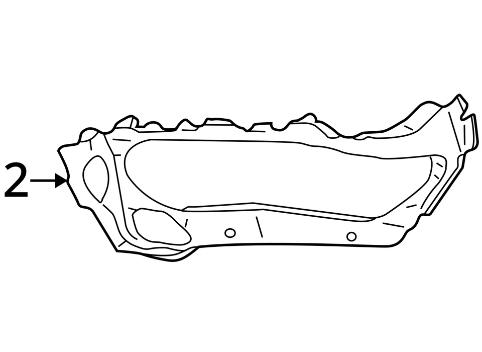FITS 2003-2005 SATURN L300 L200 PANEL ASM HDLP MT 22704484 - NEW OEM 22704484 - Image 3 of 3
