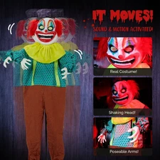 LEADZM 6ft  Manual Wolf Barking Sound Werewolf Eyes