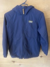 L.L. Bean Navy water resistant lined fall jacket Kids 10-12 very good condition