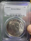 1926-S Peace Silver Dollar PCGS MS63