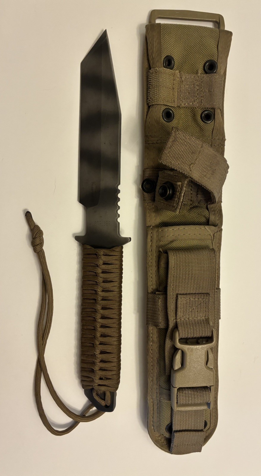 Strider  BT-SS Tiger Stripe CPM-S30V w/ sheath