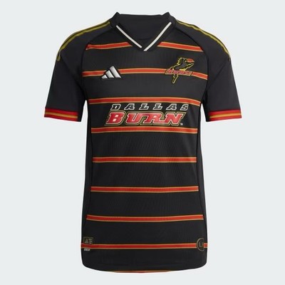 New Adidas MLS FC Dallas 3rd Jersey Retro Dallas Burn JI7359 Youth