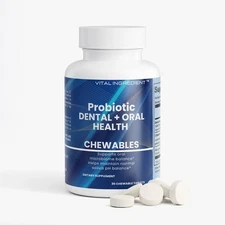 Dental & Oral Health Chewable Tablets – Fresh Breath | Gum Support | Microbiome