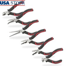 6-Piece Mini Pliers Set Soft Grip Tools Crafting Jewelry Making Gift Mom New