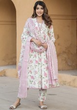 Indian Beautiful Kurti Salwar Bollywood Designer Party Wear Kurta Pant Set Dress