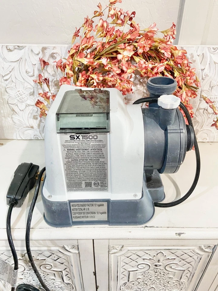 INTEX SX1500 Krystal Clear Sand Filter Pump for Above Ground Pools - Image 3 of 3