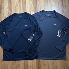 Speedo Swim Shirt Mens UPF 50 TurboDri Easy Swim Shirt NEW Small, Medium NWT