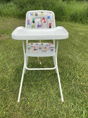Vintage Cosco Metal Vinyl Baby Highchair High Chair | eBay