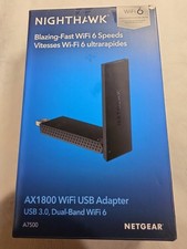 NETGEAR Nighthawk WiFi 6 USB 3.0 Adapter A7500 AX1800 Dual-Band