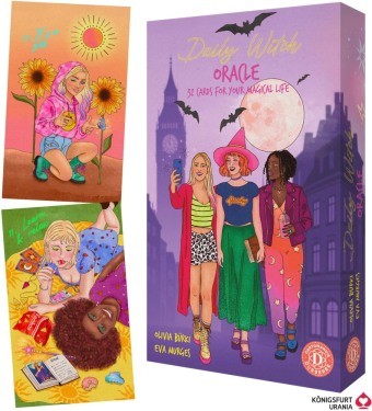 Daily Witch Oracle- 32 Oracle cards & 48-page booklet (English), m. 1 Beilage