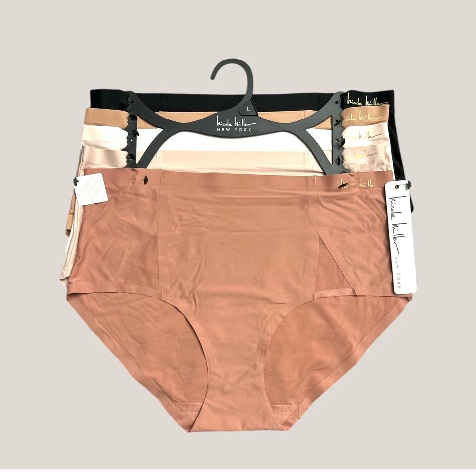 NICOLE MILLER~5 Pk~CALZONCILLOS MODELADORES LÁSER SIN COSTURAS ESTILO NM6709~ ÚNICOS~SEXY~ M Foto 2 de 4