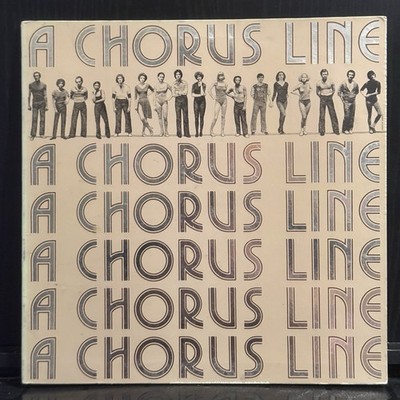 A CHORUS LINE Original Cast Recording 1975 Columbia 1st Press PS 33581 VG+/EX