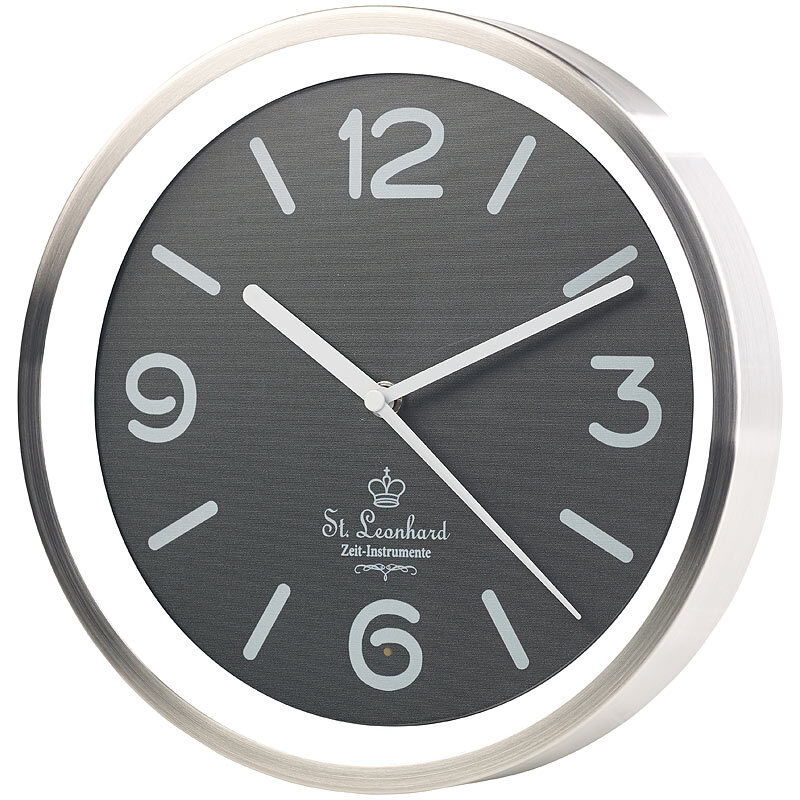 Funk Wanduhr Funkuhr Wand Einstellen Funk Armbanduhren St Leonhard