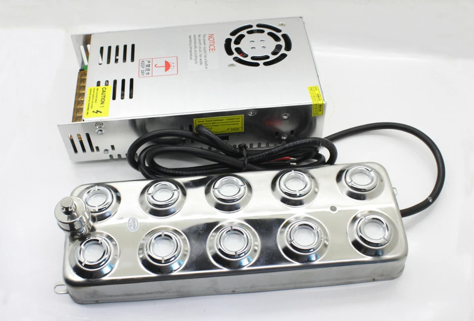 10 Head Ultrasonic Mist Maker Humidifier Ultrasonic Fogging with Power Supply - Image 2 of 4