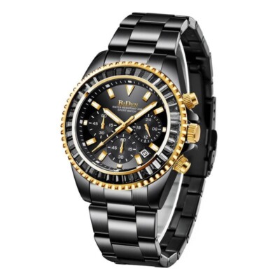Herrenuhr Biden Blacked Out Iced