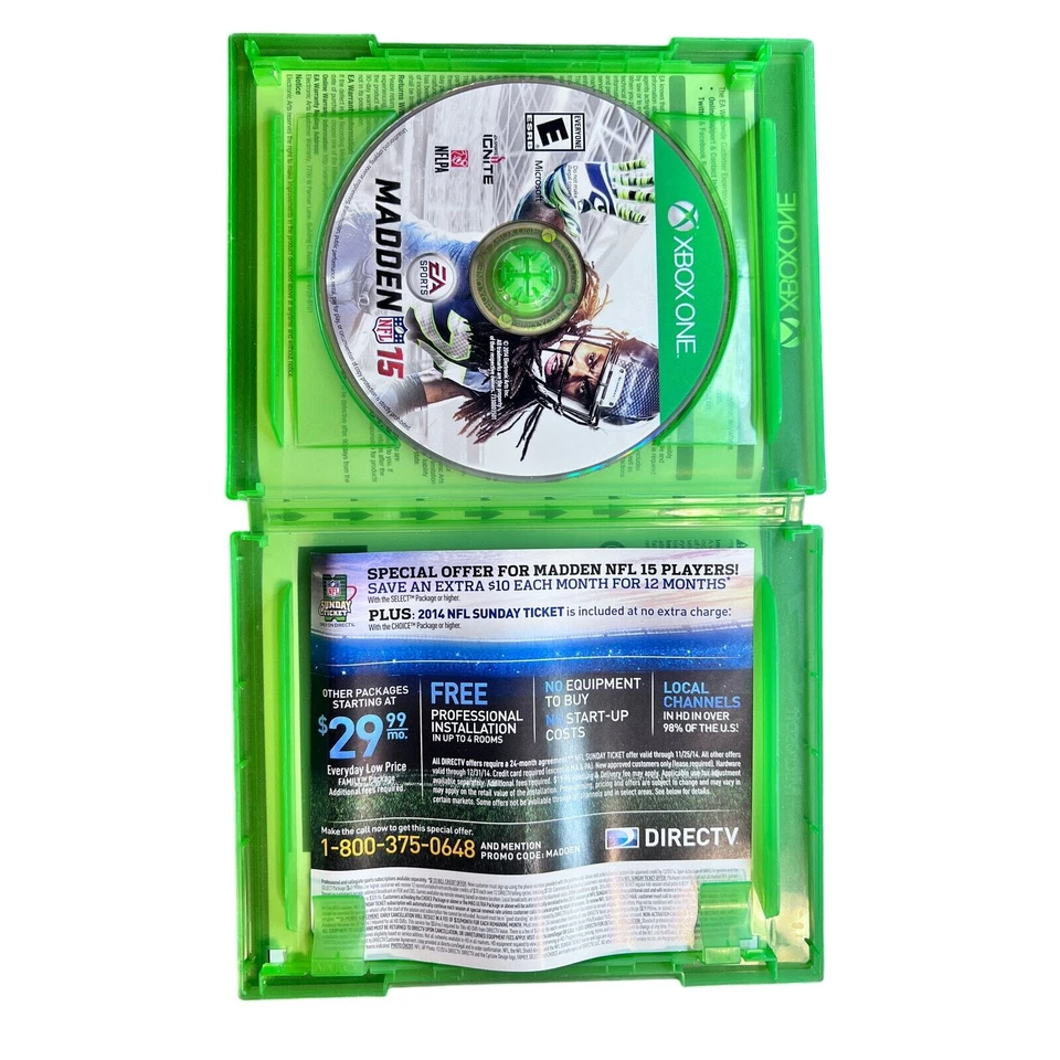Madden NFL 15 for Xbox One – Used, Excellent Condition - Image 3 of 4