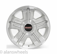 4 NEW GMC Sierra Yukon Denali Silver Machined 18” Wheels Rims Free Shipping 5300