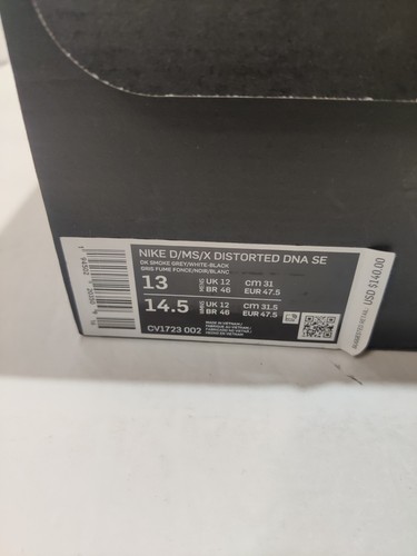Nike Distorted DNA Black White Volt CV1723-002 Men's Size 13 - - Picture 7 of 7