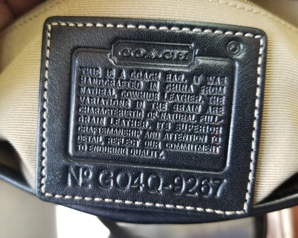 Authenticated COACH #9267 Hamptons Leather Flap Satchel - Smooth