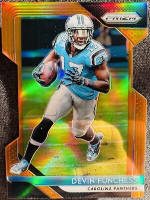 Devin Funchess 2018 Panini Prizm Orange Die Cut #171 Football Card /249 Panthers