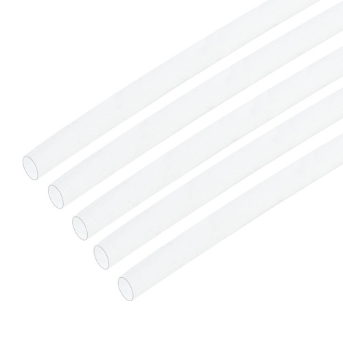 PTFE Heat Shrink Tubing 4 to 1 Ratio, 3.3ft x 0.1" Clear Insulating