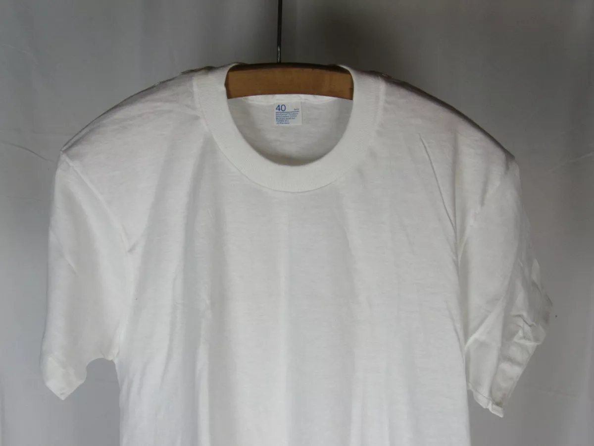 Plain white top t shirt ebay