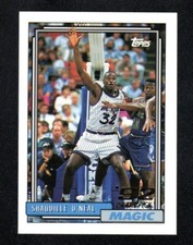 Shaquille O'Neal 1992 1993 Topps RC Rookie Card #362 Near Mint - Mint Nice! A-17. rookie card picture