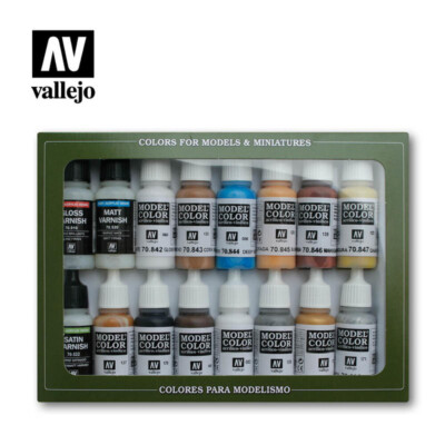 Vallejo 70102 Folkstone Specialist (Set of 16) 17 ml Bottles