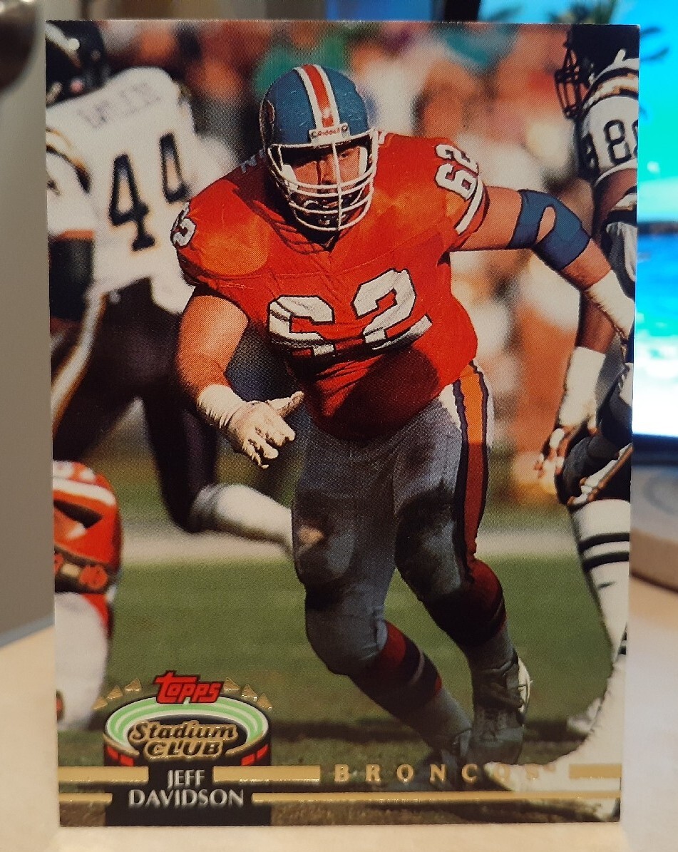1992 Stadium Club Jeff Davidson #567 Rookie OHIO STATE BUCKEYES
