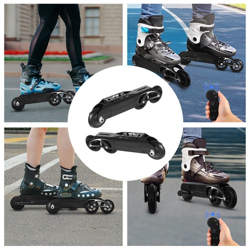 2x Electric Skateboard Wheel Remote Control Electric Roller Skates Wheel Battery