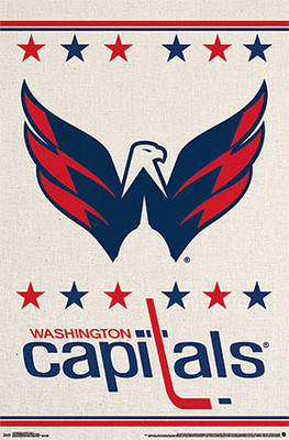 WASHINGTON CAPITALS NHL Hockey Official Team Eagle Logo 22x34 Wall POSTER