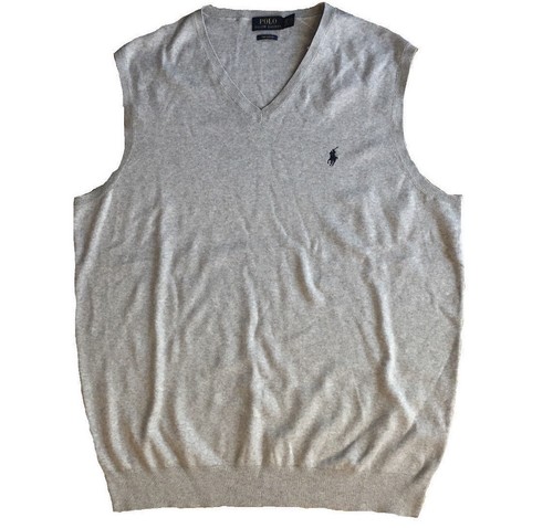 Cotton V-Neck Sweater Vest XLT, 2XLT | eBay