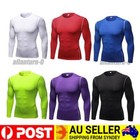 Men's Compression Shirt Base-Layer Sports Tops Long-Sleeve Gym Cool Dry Running