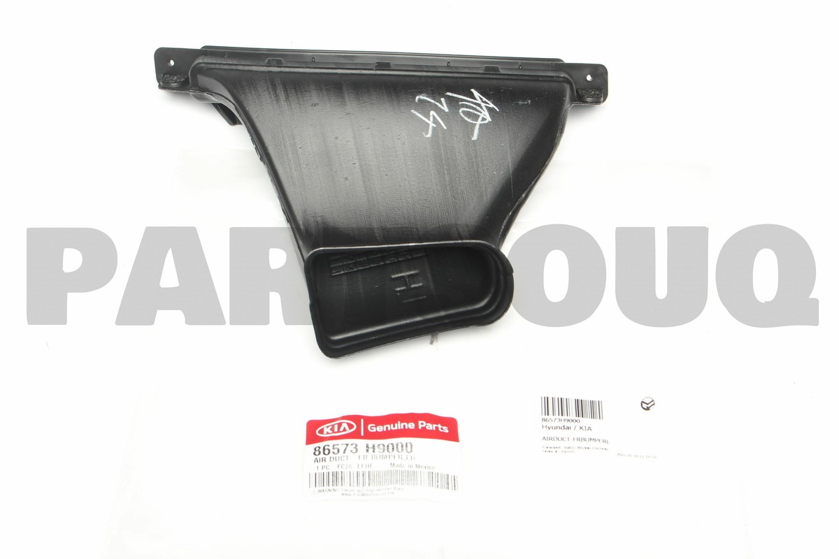86573H9000 Genuine Hyundai / KIA AIRDUCT-FRBUMPERL | eBay