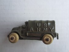 Barclay Lead Green 2 1/2 Inch Military U.S. Army Truck