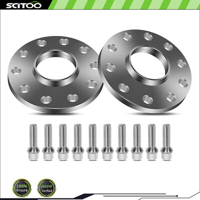 2P 5x130 Hubcentric Wheel Spacers 15mm For Porsche 911 Boxster Cayman