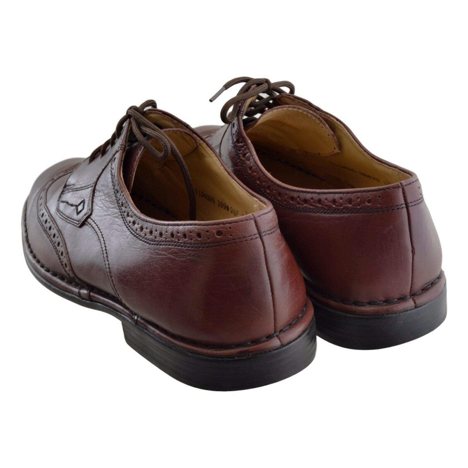 Wingtips Salamander City San-Crispino Brogued Derby Wingtips Men's Shoes Brown ...