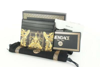 FENDI VERSACE FENDACE カードケース VERSACE x FENDI 'FENDACE' Authentic Men's Leather Card