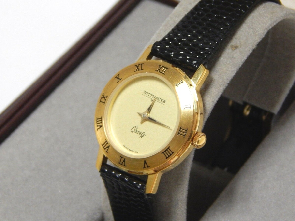 Vintage Longines Wittnauer Quartz Watch Gold Tone Steel  display picture 1