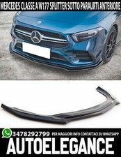 MERCEDES A-KLASSE W177 LIPPE A35 FRONTSTOSSSTANGE SPOILER SCHWARZ AMG SPLITTER