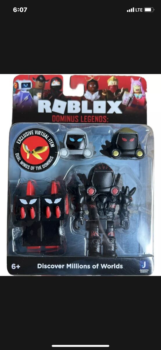 ROBLOX Dominus Legends Figure Exclusive Virtual Item ( Free Pokémon Card!)