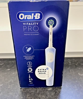 Braun Oral-B Vitality Pro Rechargeable Electric Toothbrush | Light Blue