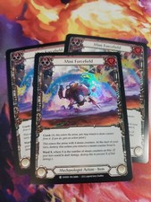 3x Mini Forcefield Red Foil Playset Bright Lights Flesh and Blood FAB