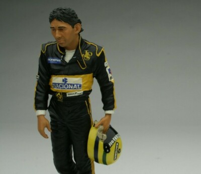 Exoto | SUPER SALE | Ayrton Senna Figurine 1:8 | John Player Special