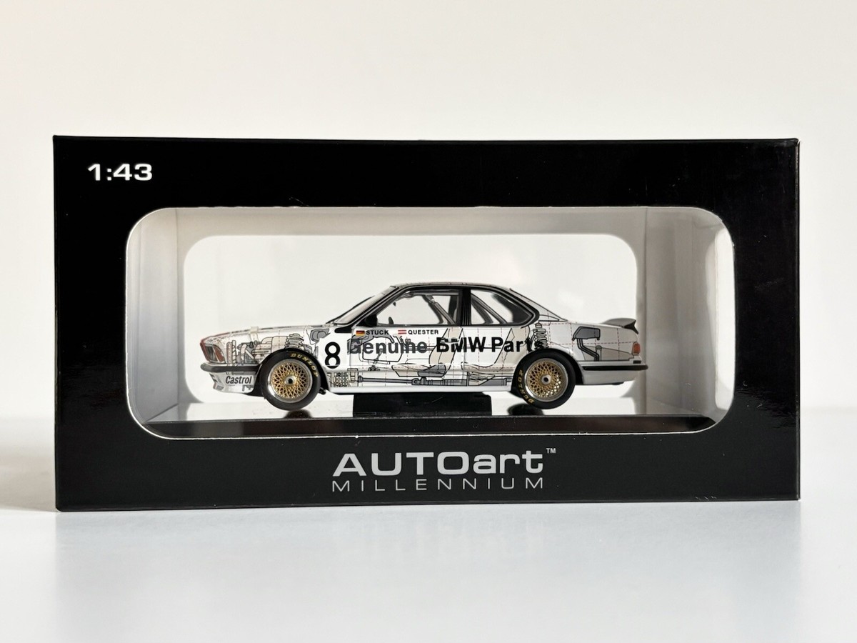 AUTOart オートアート 1/43 BMW M 635 CSi Autoart Millenium BMW M 635 CSi w/ Option Shadow Line Die