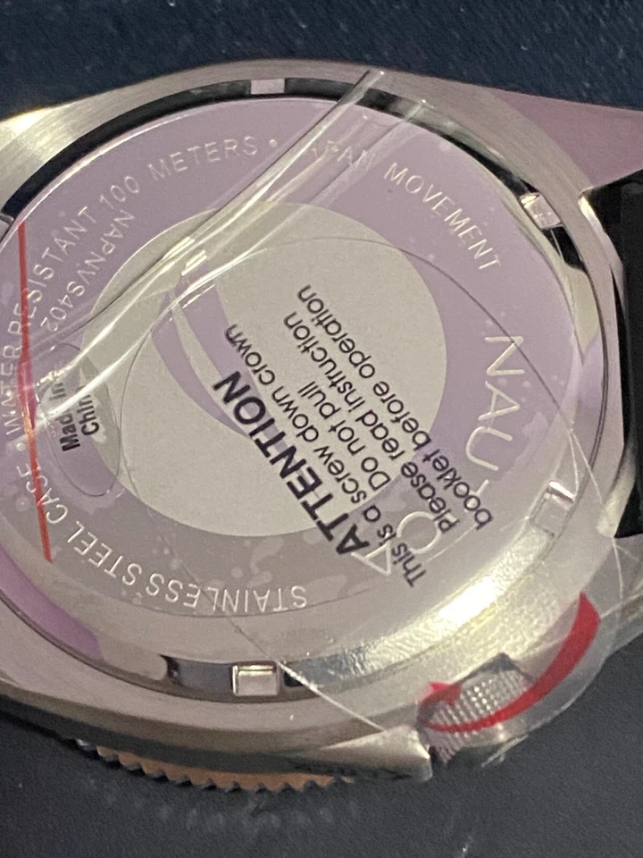 Nautica Solar Watch - Vintage SOLAR POWERED Diver Japan Mvmt NEW in Box  - Image 3 of 4