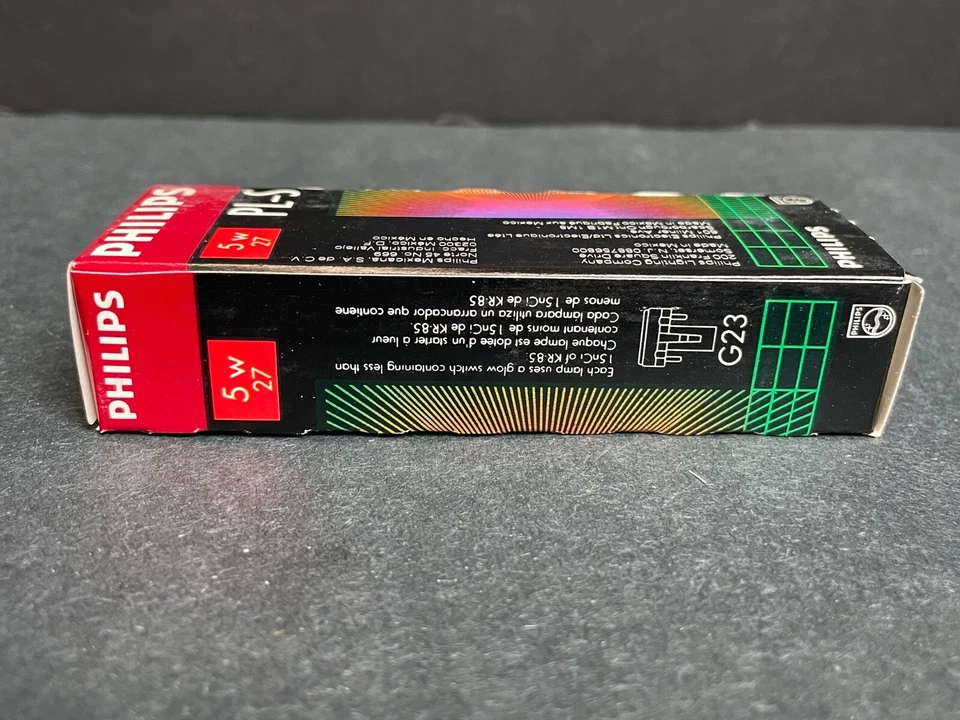 Philips PL-S Compact Fluorescent Bulb 5W G23 2 Pin Base Set of 15 Bulbs - Image 4 of 4